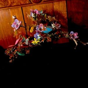 Oak Branch Butterfly Swag